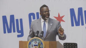 Chicago Mayor Brandon Johnson